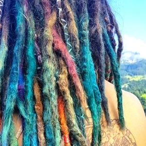 100% human hair Locs custom order custom color natural fairy